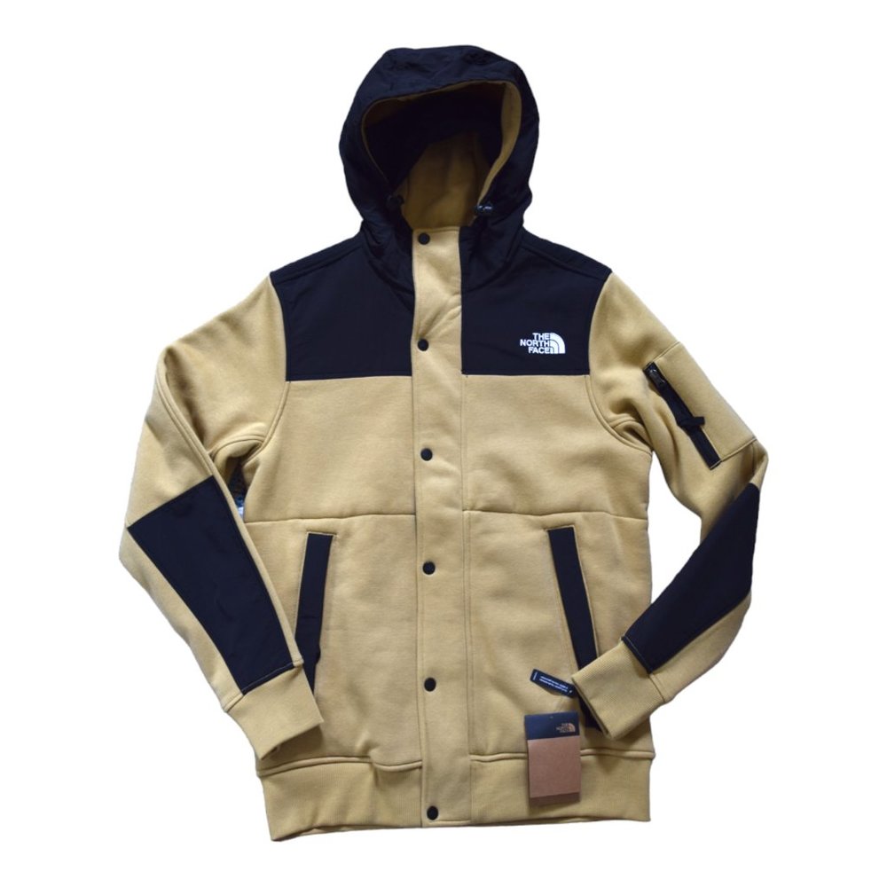 The North Face Mens Highrail Fleece Jacket, Size Small, Antelope Tan Yellow